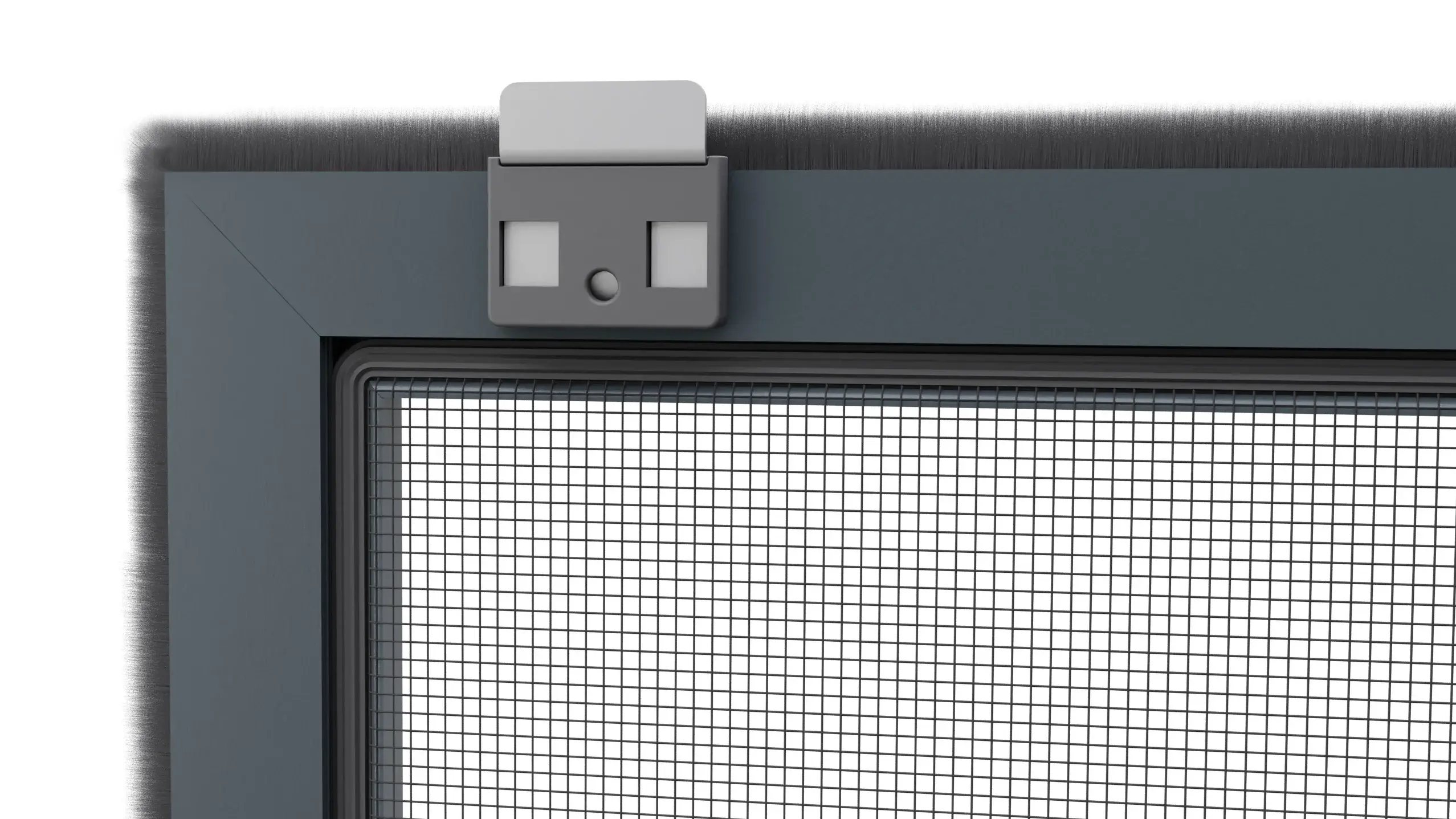 Fliegengitter ohne Bohren fuer Mietwohnungen mit Klemmtechnik am Fensterrahmen