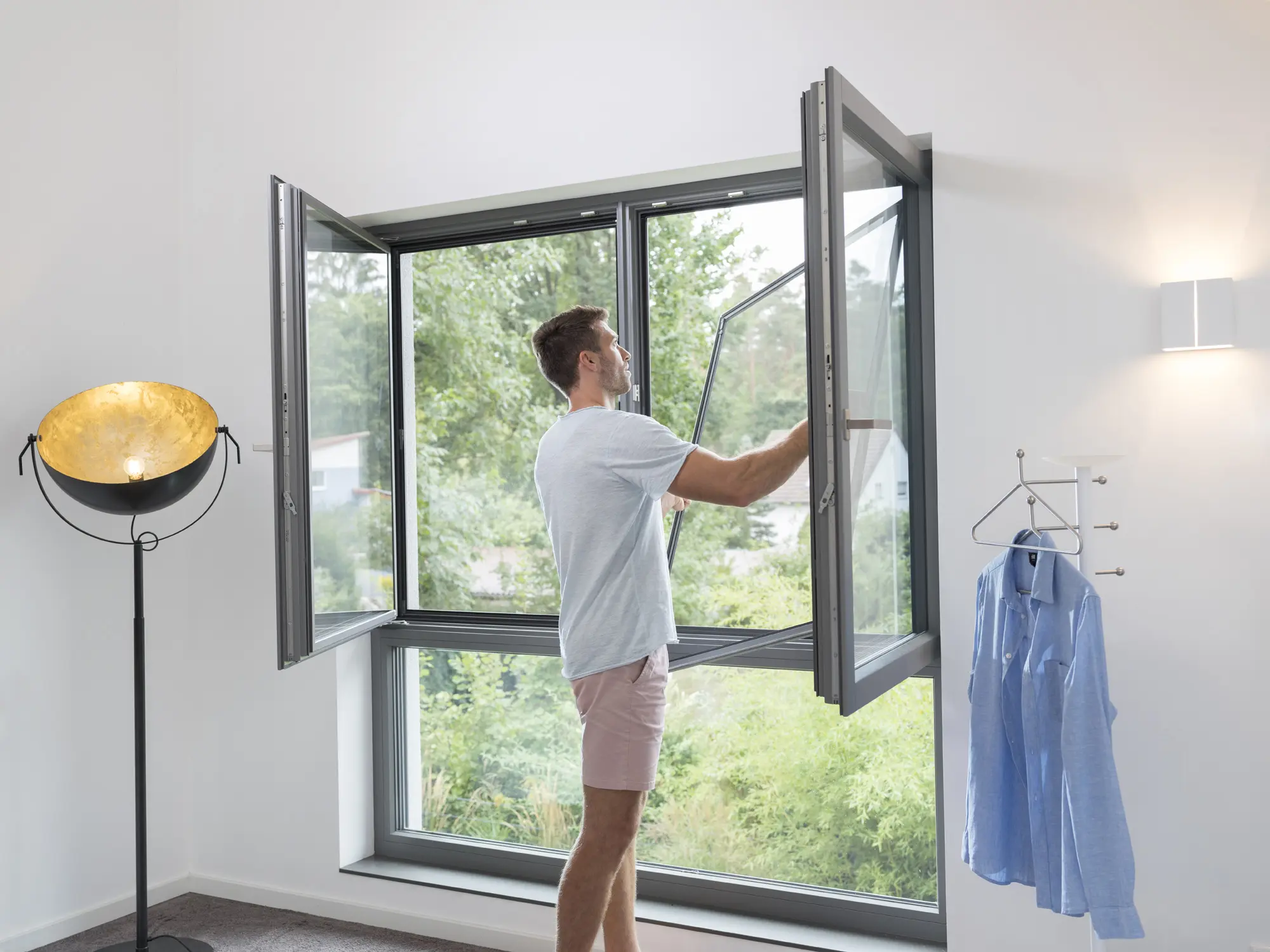 Insektenschutz Aarau Spannrahmen Fenster bohrfrei